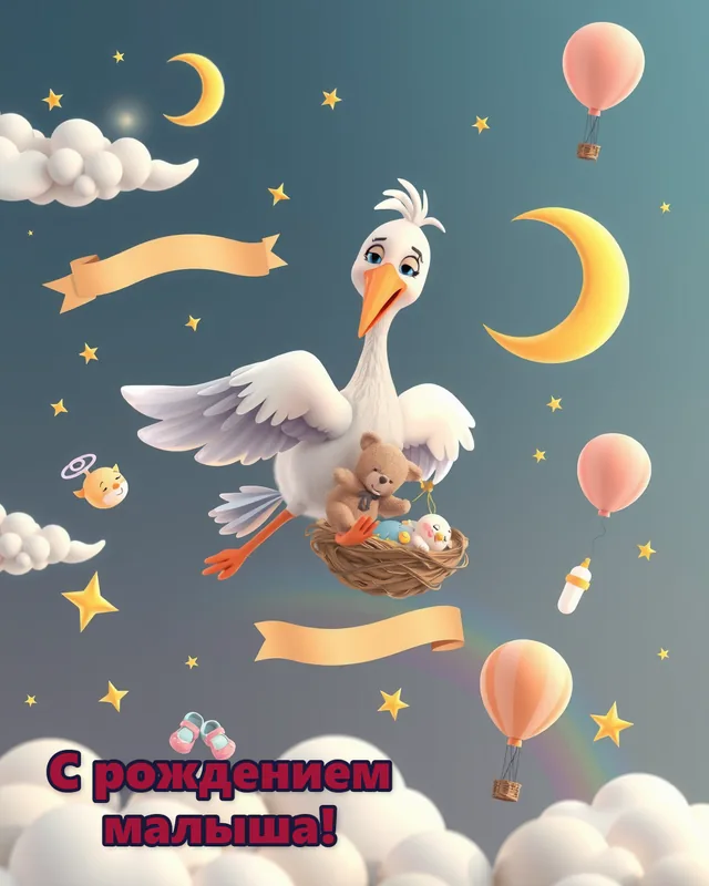 С рождением малыша!