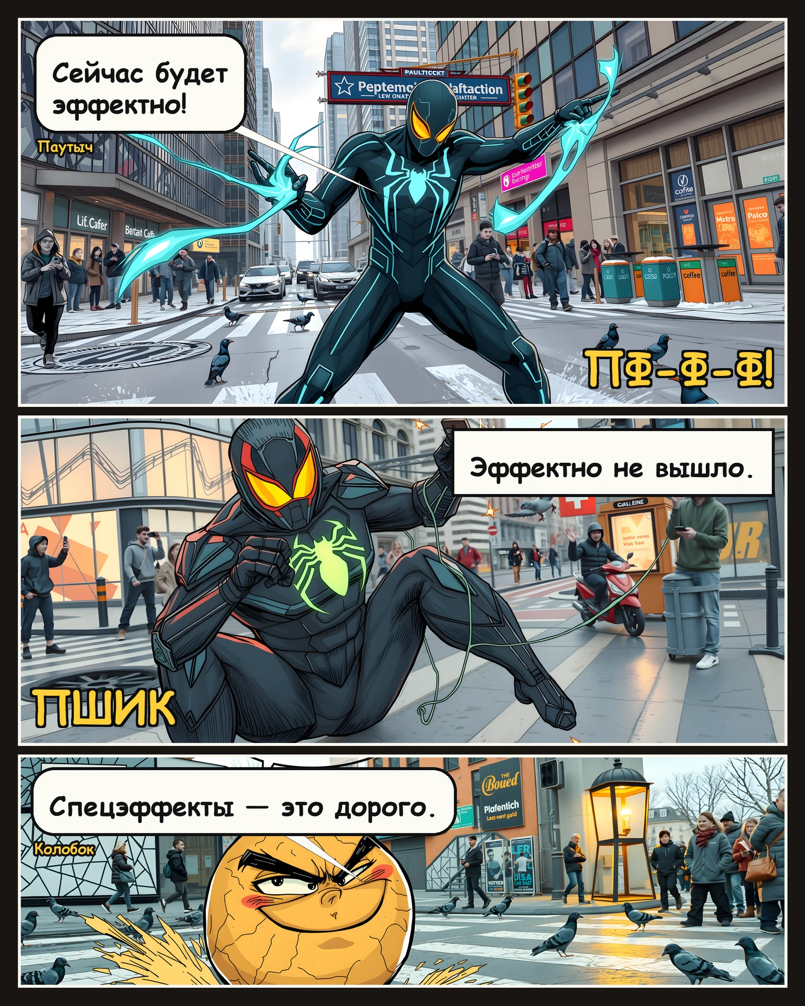 Колобок VS Паутыч, полоса 6 из 10