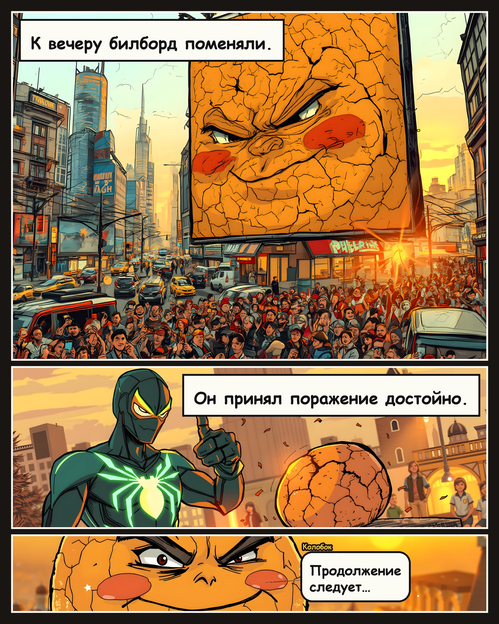 Колобок VS Паутыч, полоса 10 из 10